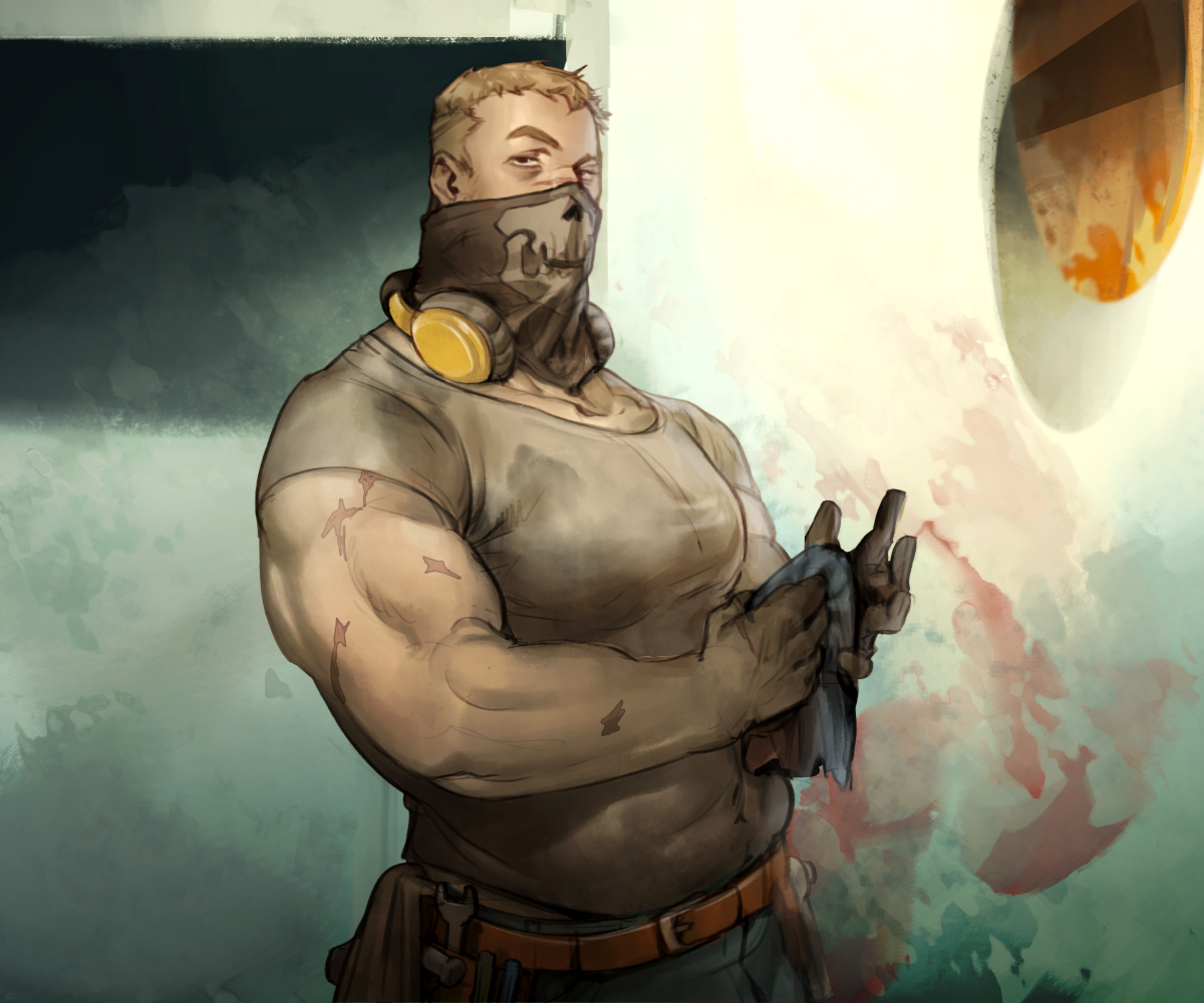 Mechanic AU Print (Ghost Vers.)