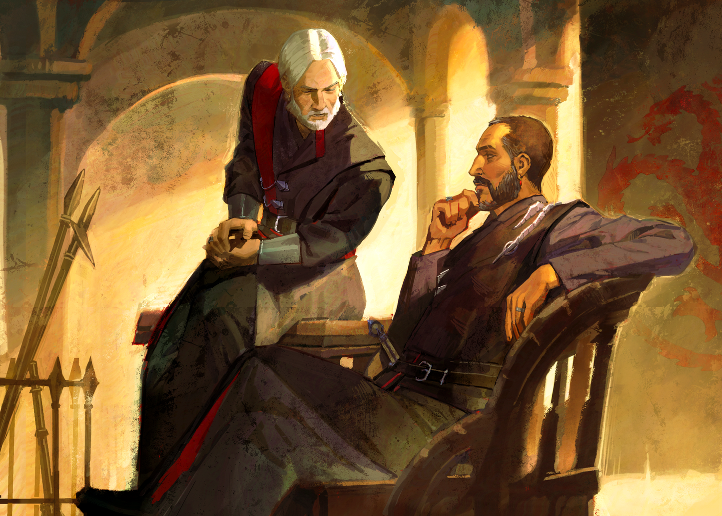 Brothers in the Red Keep Print