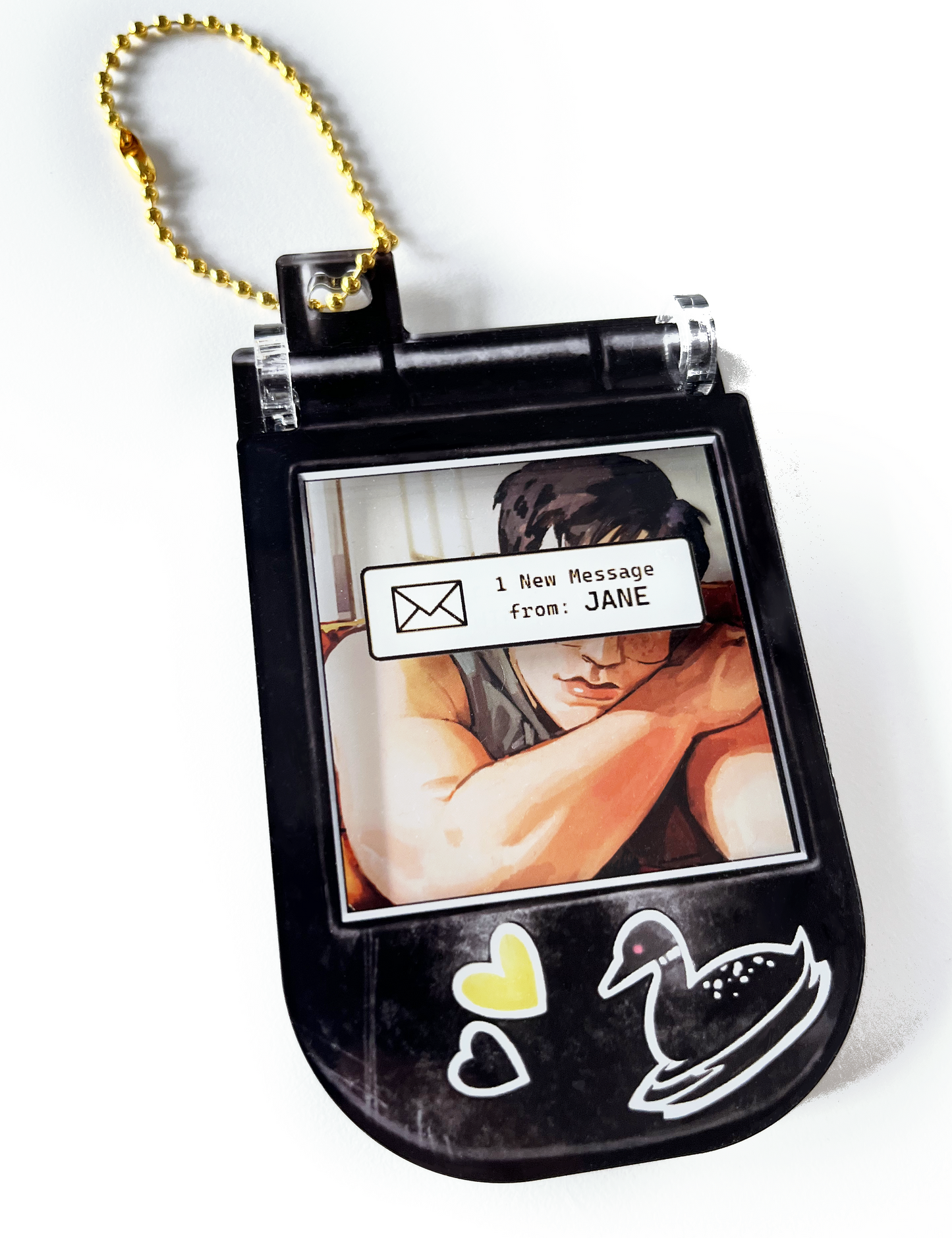 Ilya Flip-Phone Keychain