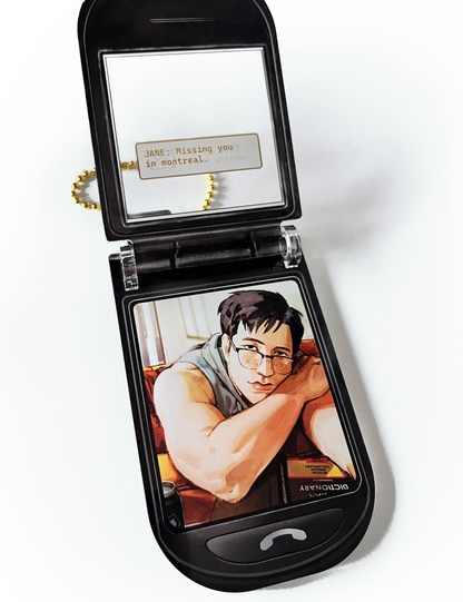 Ilya Flip-Phone Keychain