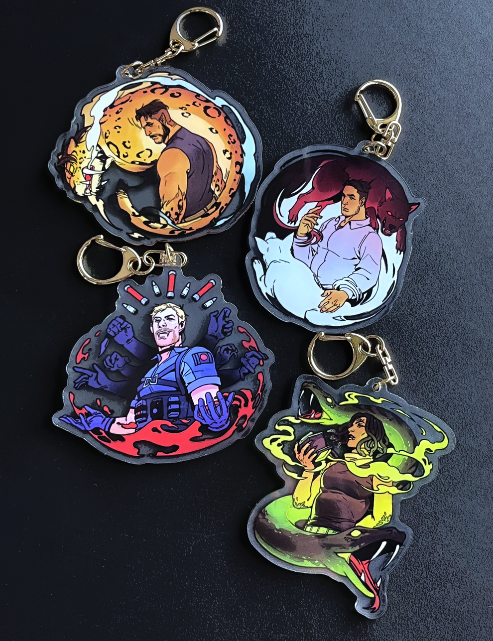 Monster 141 Charms - Allies and Enemies – bluegiragi