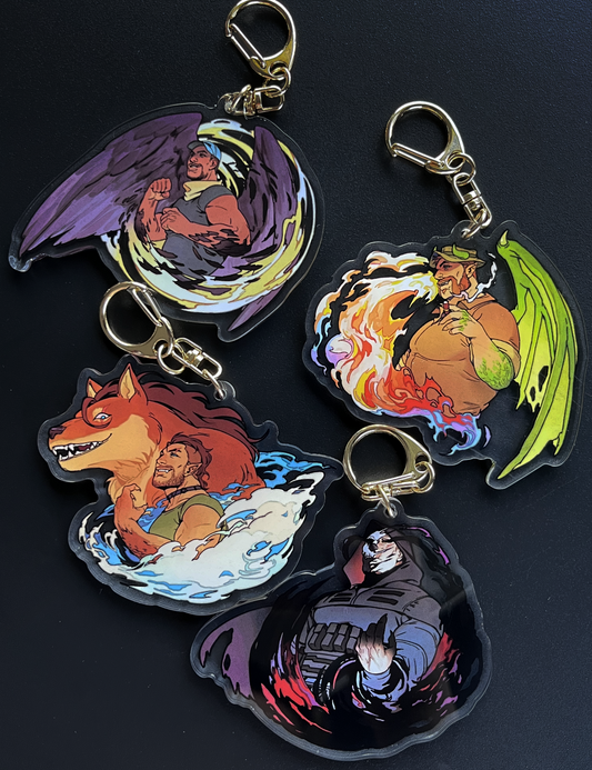 Monster 141 Charms