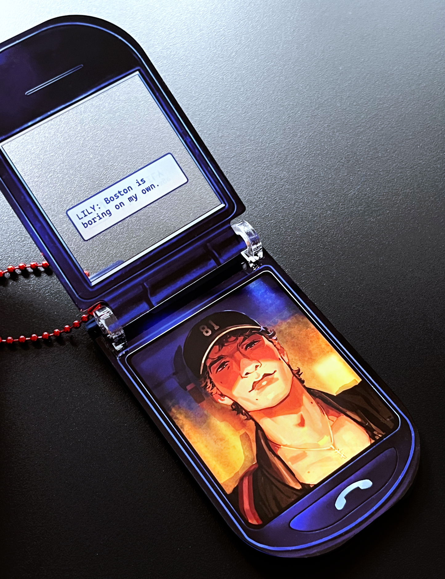 Shane Flip-Phone Keychain
