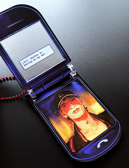 Shane Flip-Phone Keychain