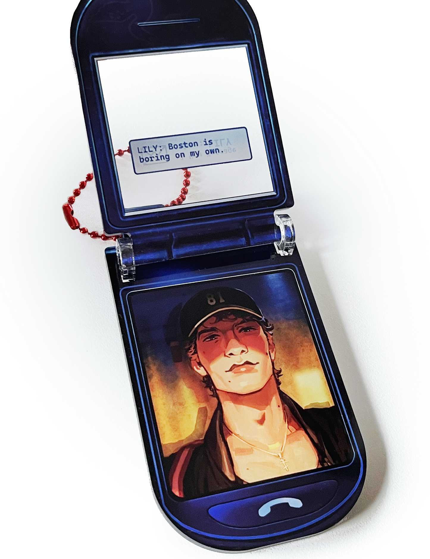 Shane Flip-Phone Keychain