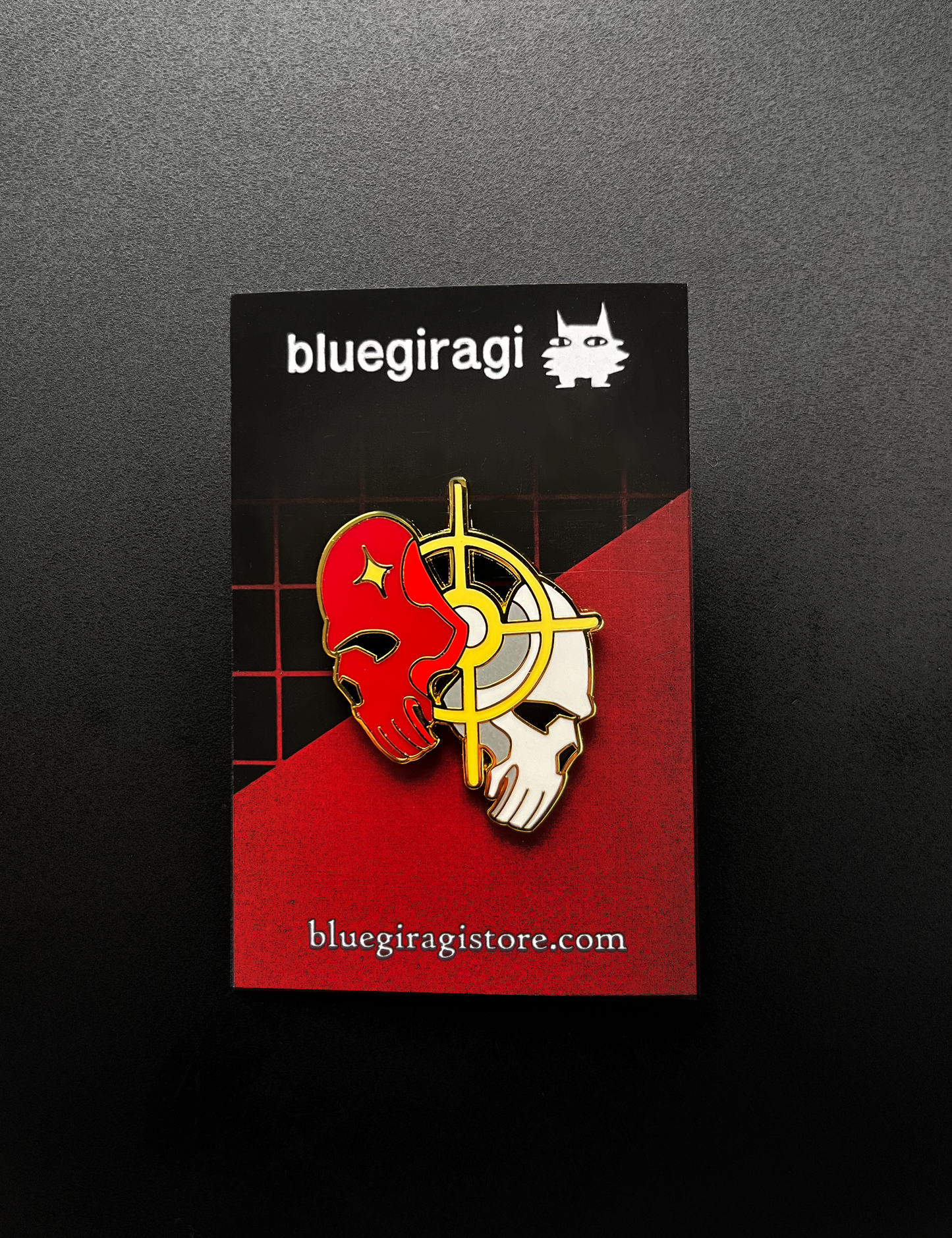 Target-Locked Enamel Pin